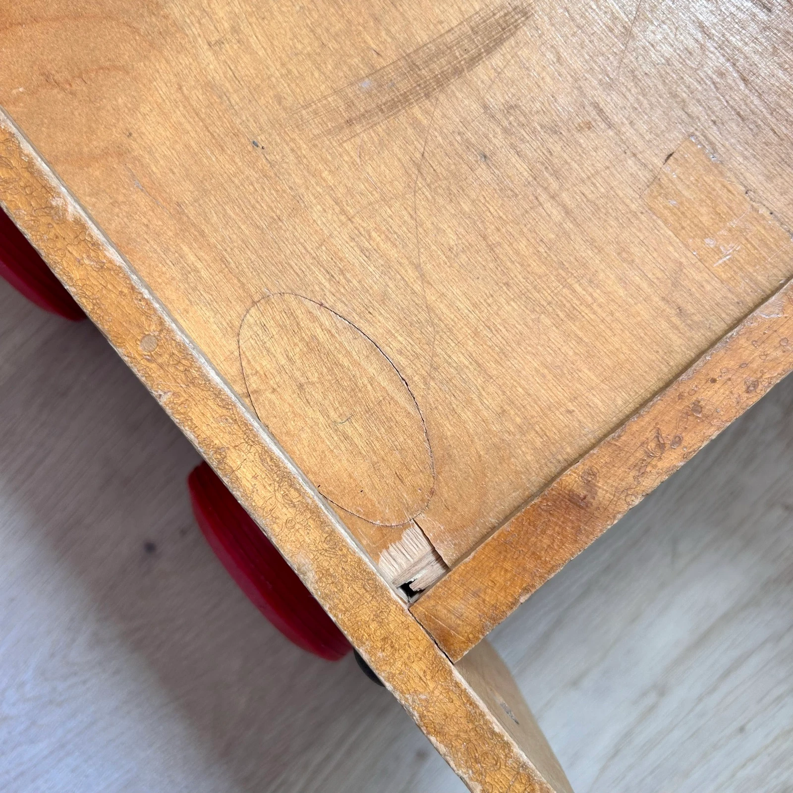 Vintage houten blokkenkar met veel houten blokken – complete set – photo 7